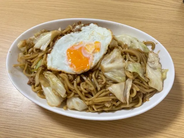 和風ソースでもちもち麺！秋田横手やきそばお取り寄せレビュー-口コミ
