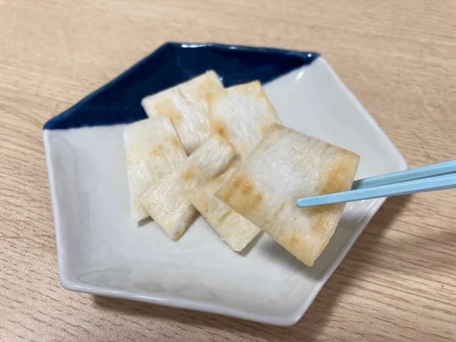 ねばりっこを短冊焼きで食べてみた