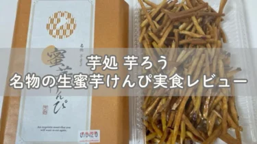 彦根観光お土産 芋ろう名物の生蜜芋けんぴ実食レビュー