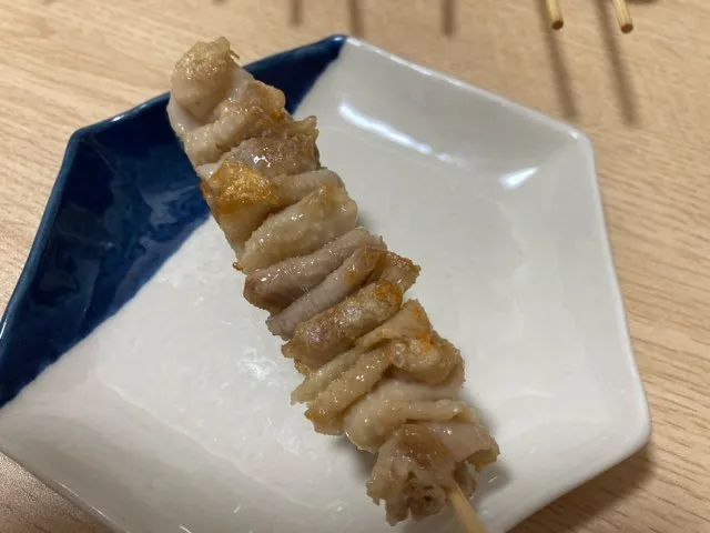 鶏皮の焼き鳥