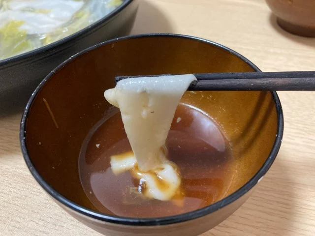 しゃぶしゃぶ用のお餅も入ってます