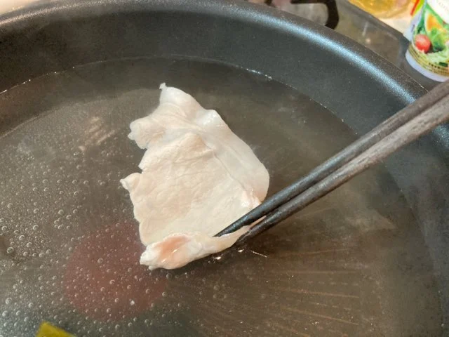 オリーブ牛・オリーブ豚をしゃぶしゃぶする