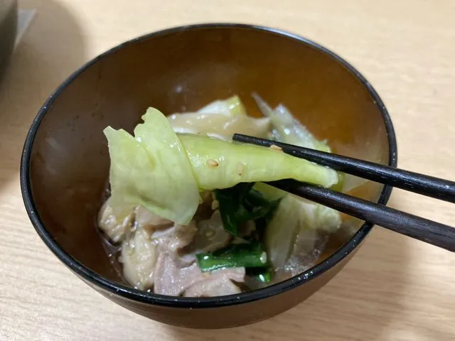 スープが絡んで野菜も美味しい