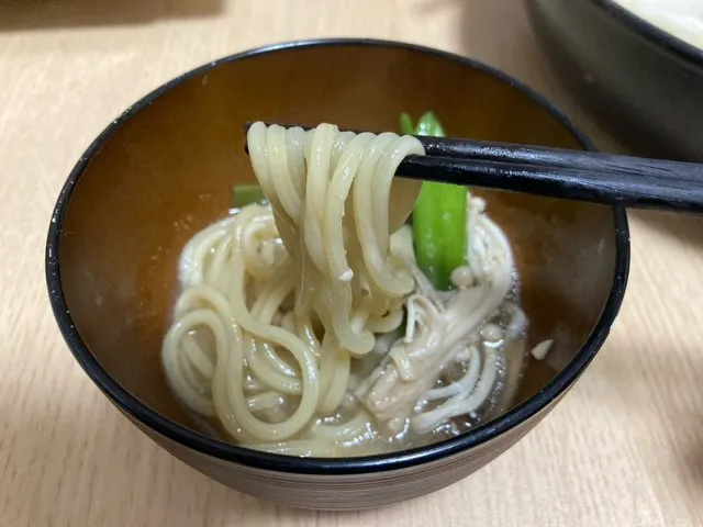 〆のちゃんぽん麺で大満足