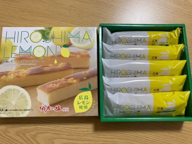 尾道観光で広島レモンチーズスティックケーキを購入
