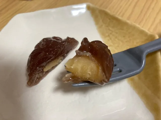 栗練餡が引き立って美味しい