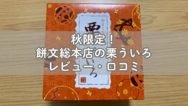 秋限定！餅文総本店の栗ういろレビュー・口コミ
