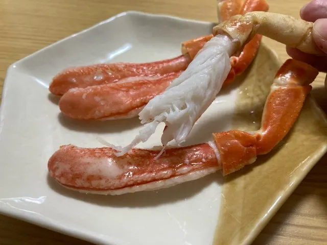 かにの濃厚な味わいでふわっとした食感