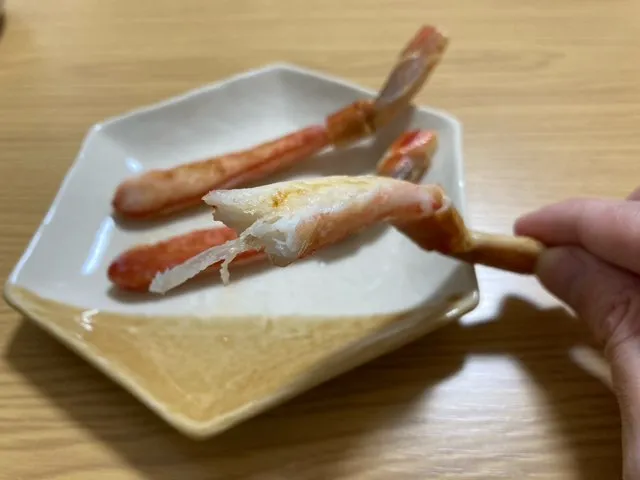 かに汁がじゅわっと出てくる