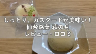 しっとり、カスタードが美味い！仙台銘菓 萩の月レビュー・口コミ