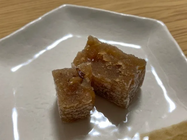 適度な弾力とくるみの食感が良い