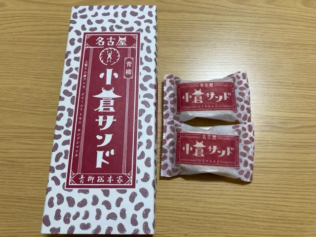 サクッとしっとり！青柳総本家の小倉サンドをお土産で購入