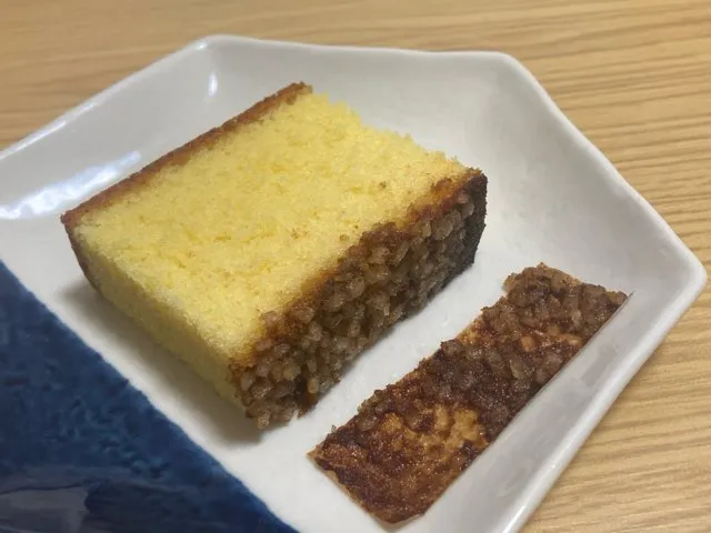 反対側にはザラメがたくさん!
