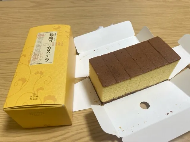長崎 和泉屋の長崎カステラ蜂蜜をお土産で購入