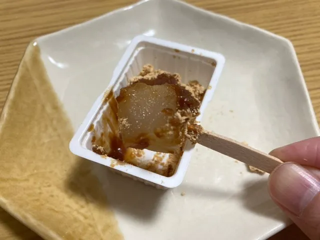 黒蜜かけても美味しい