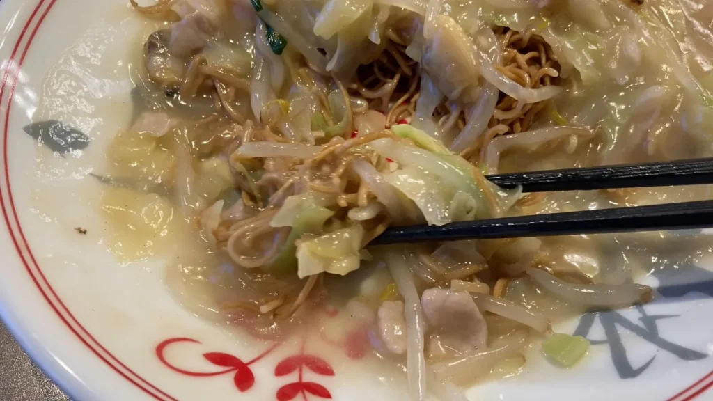 麺がやわらかくてうまいっ!