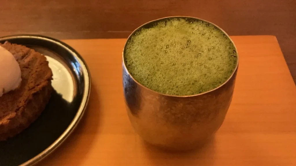 ふわふわクリーミーな濃茶ラテ(ホット)